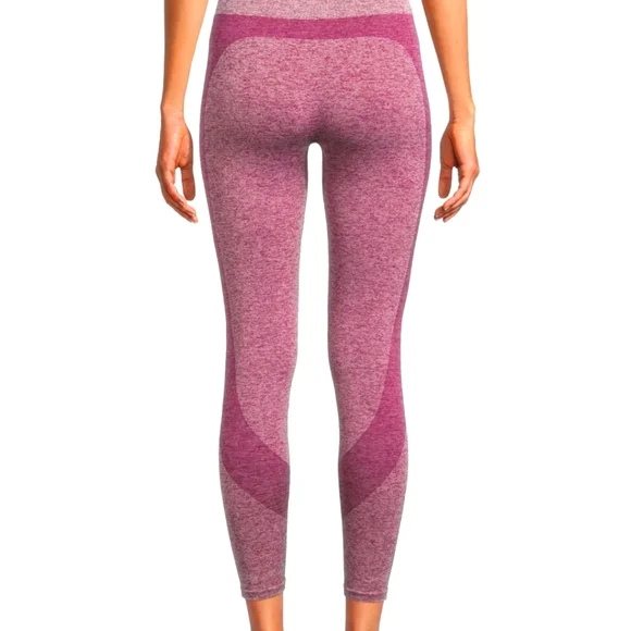 NWOT Women's Athletic Cropped Contour Purple High Waisted Leggings Size XS - Picture 3 of 8